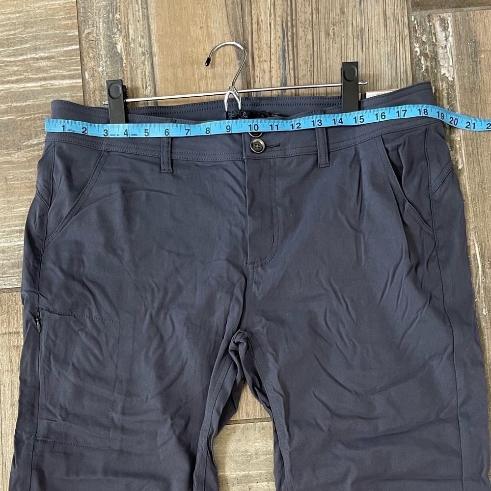 Prana Halle Pant Short Inseam in Coal size 16 - Picture 13 of 13